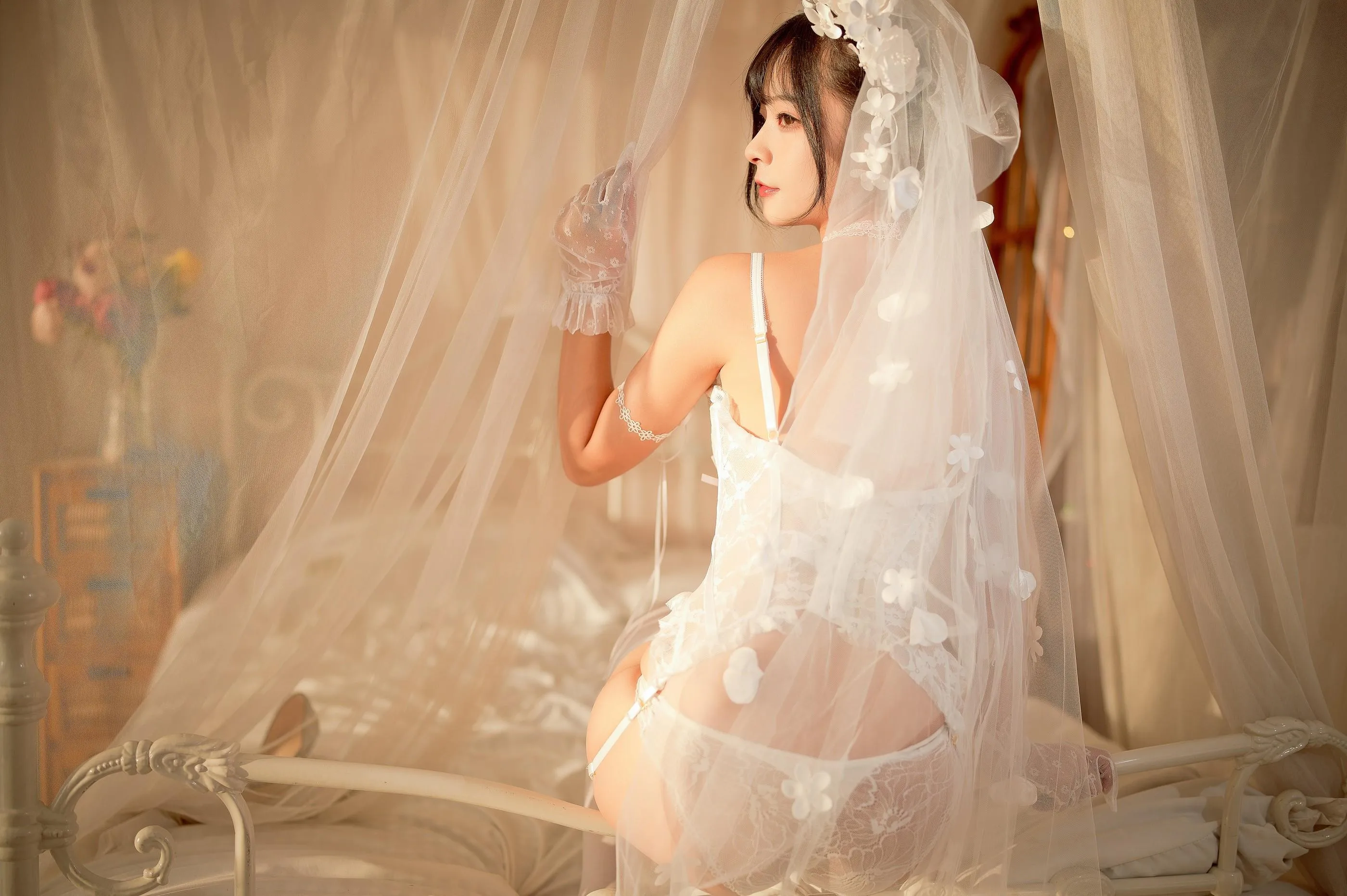 yuuhui玉汇- NO.004 纯白花嫁 [60P]插图7
